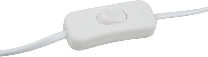 Idena 31837 - LED Adventsleuchter aus weiss lackiertem Holz mit 7 warmweissen LED Kerzenlichtern, Sc