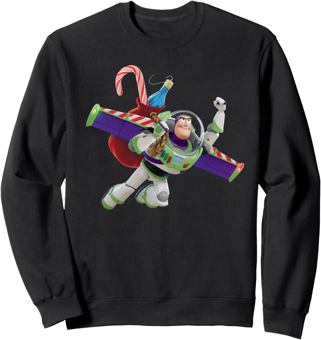 Disney PIXAR Toy Story Buzz Lightyear Holiday Flight Sweatshirt