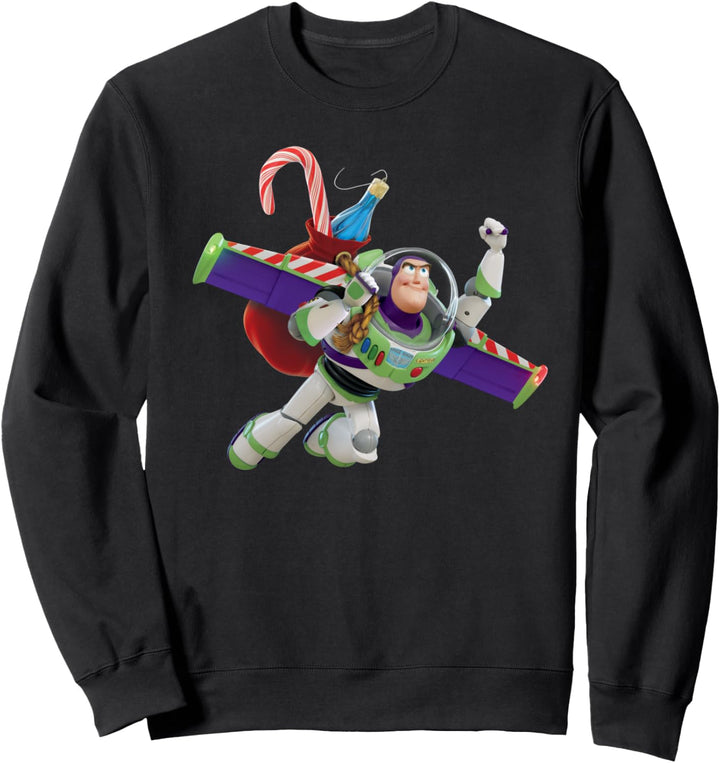 Disney PIXAR Toy Story Buzz Lightyear Holiday Flight Sweatshirt