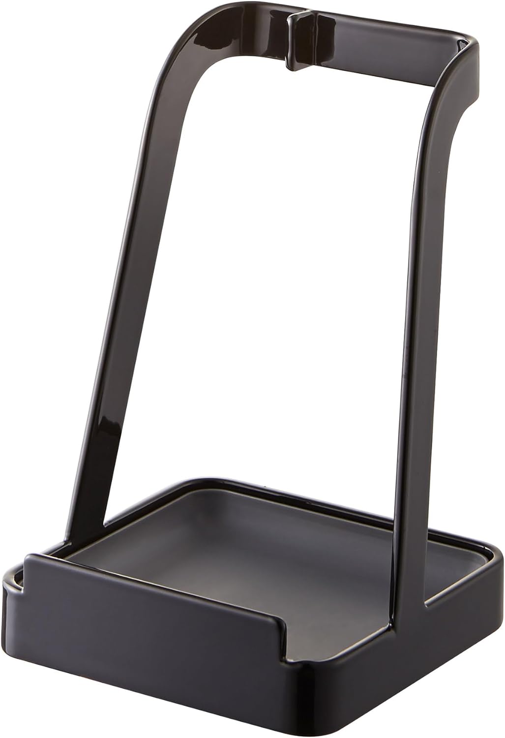 YAMAZAKI Home 2249 Tower Ständer für Schöpflöffel, Topfdeckel, Küchenutensilien, Schwarz 2248-P Schw