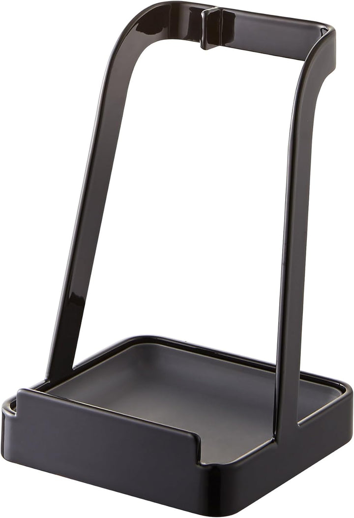 YAMAZAKI Home 2249 Tower Ständer für Schöpflöffel, Topfdeckel, Küchenutensilien, Schwarz 2248-P Schw