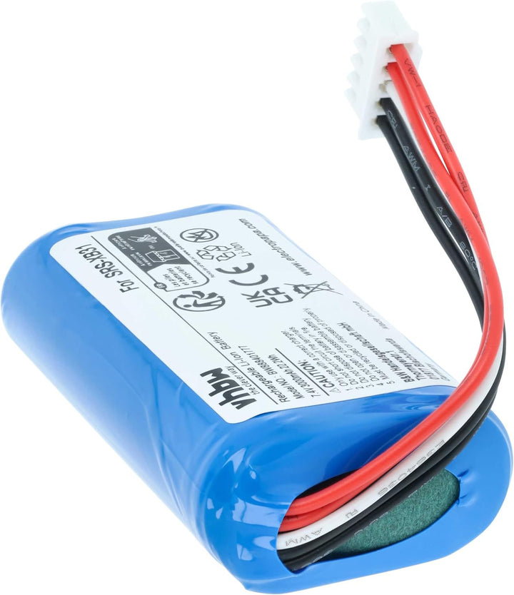 vhbw Akku kompatibel mit Sony SRS-XB33, SRS-XB31 Lautsprecher Boxen Speaker (3000 mAh, 7,4 V, Li-Ion