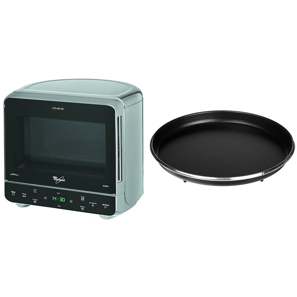 Whirlpool MAX 38 SL Kombination Grill und Mikrowelle / 700 W / 13 L, Silber & AVM250 - Mikrowellenzu