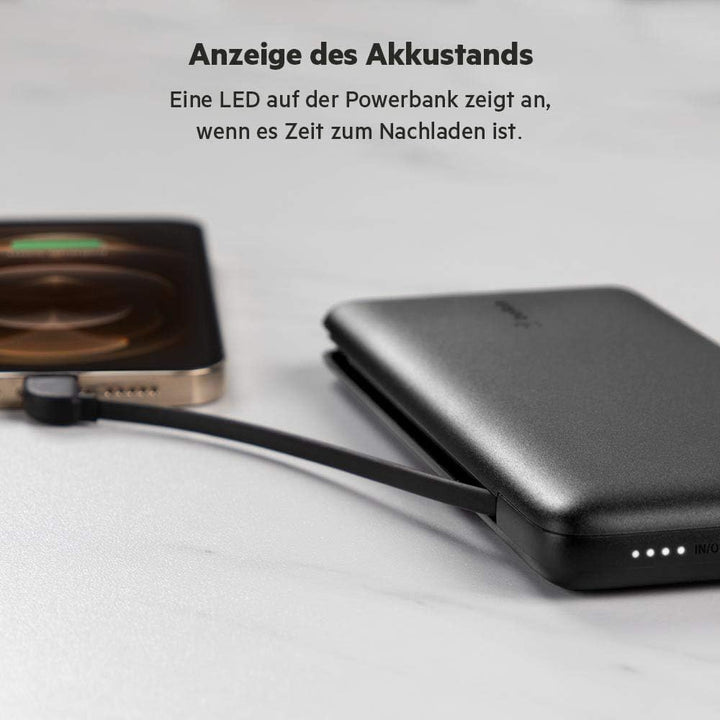 Belkin BOOSTCHARGE Plus 10K tragbares Ladegerät und Powerbank (10.000 mAh mit integriertem Lightning