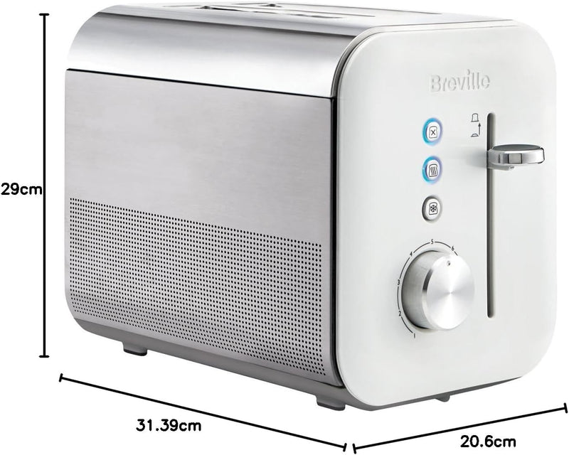 Breville Toaster für 2 Scheiben | „High Gloss“-Kollektion | mit einstellbarem Toasten/Anheben-Mechan