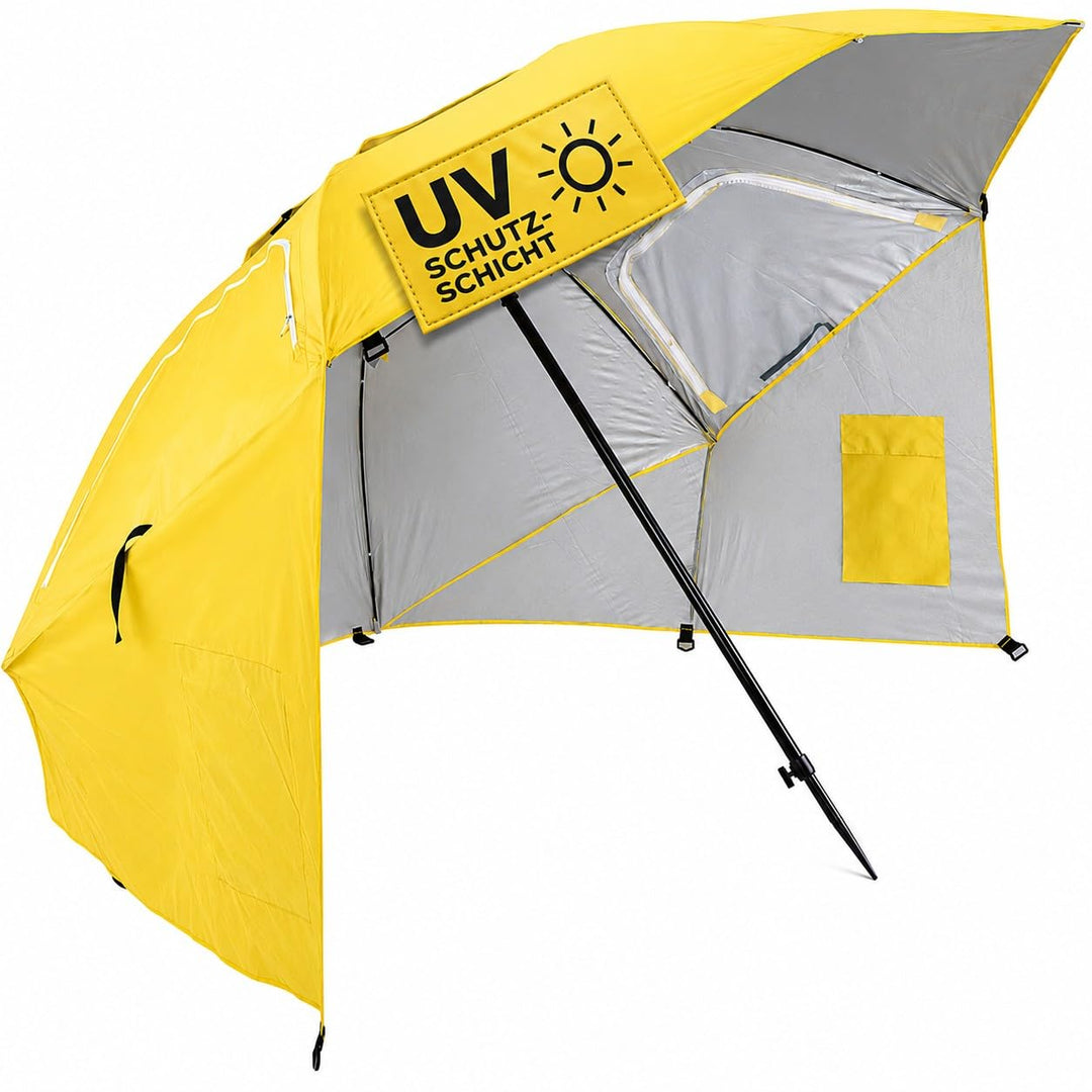 Stagecaptain UM-210 Shady Sonnenschirm-Strandmuschel - Erdspiess zur Montage als Sonnenschirm - Wass