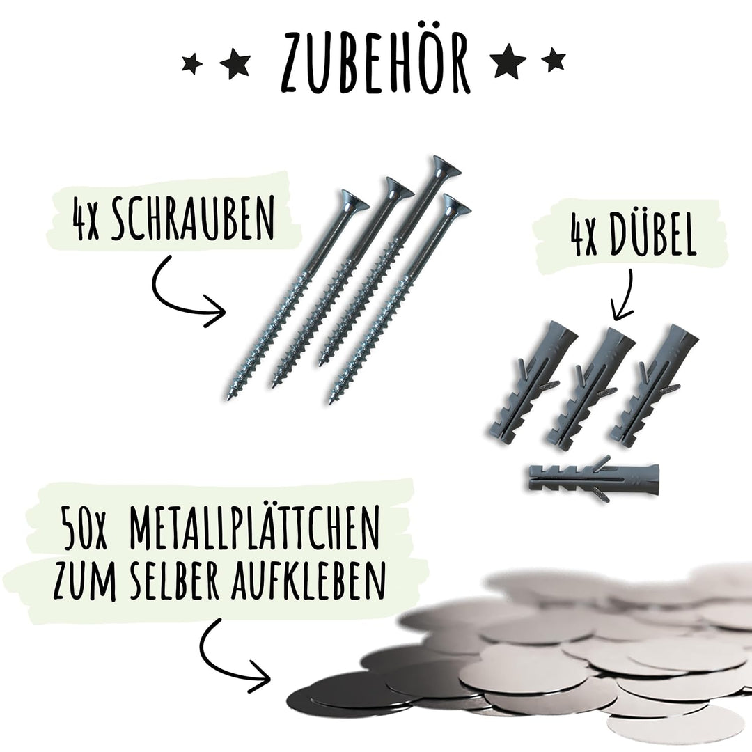 Regal Buchstabe für Toniebox, Wandregal für Tonie Figuren, personalisiert mit Name, Aufbewahrung für