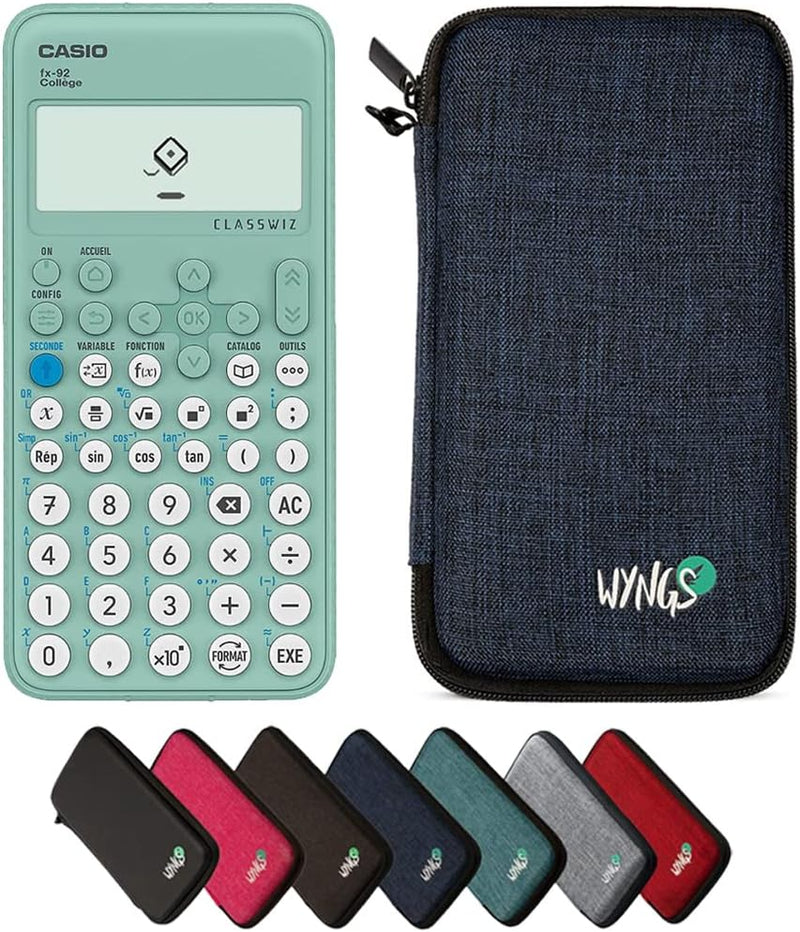 CALCUSO Sparpaket: Casio FX-92 College ClassWiz technisch-wissenschaftlicher Schulrechner + WYNGS Sc