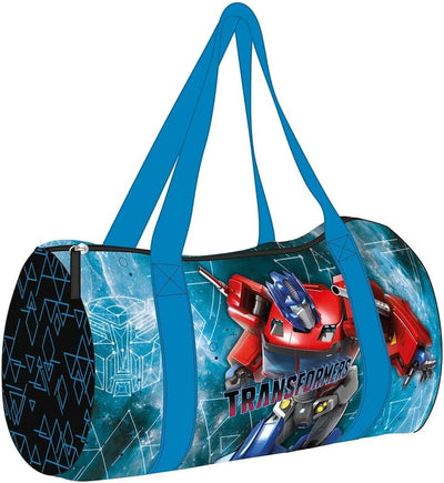 Familando Transformers Schulranzen-Set 8-tlg. | Ranzen 1. Klasse | Schultasche mit Sporttasche | Bla