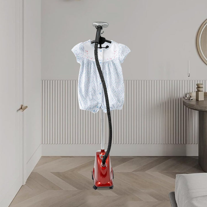 Stehender Dampfer für Kleidung, Dämpfender Faltenentferner, Stehender Kleidungsdampfer mit Rollen, 2