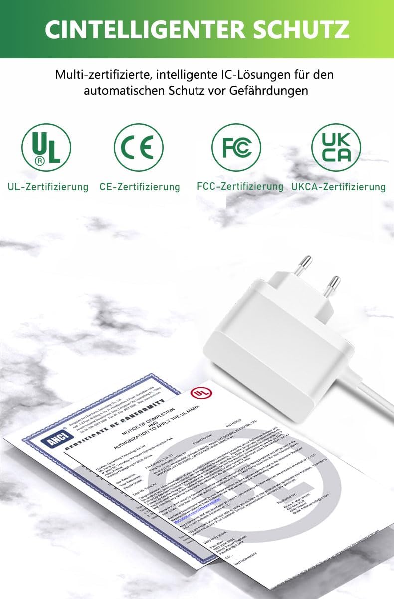 Bouge Ladegerät Mit Anschlusskabel kompatibel mit Allen VTech-Geräten mit Netzanschluss, 80-002181-Z
