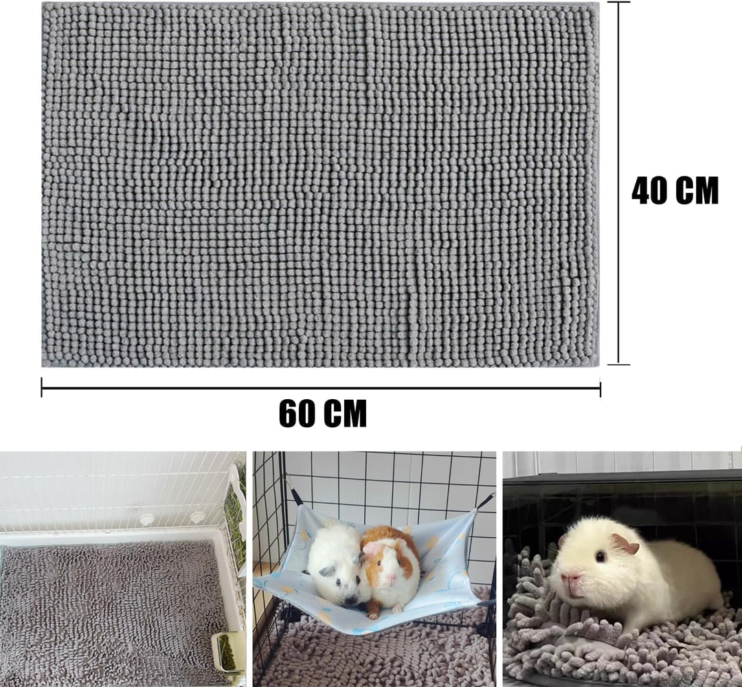 bangminda 2 Stück Meerschweinchen Unterlage Meerschweinchen Decke Waschbar Haustier PIPI Unterlage K