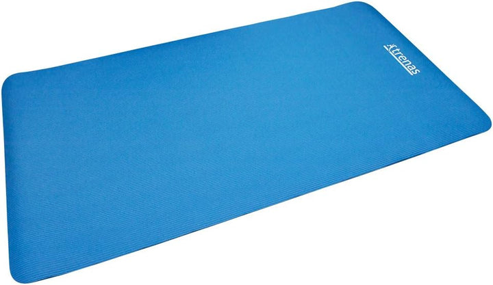 TRENAS Gymnastikmatte Profi 180 x 100 x 1 cm - Blau