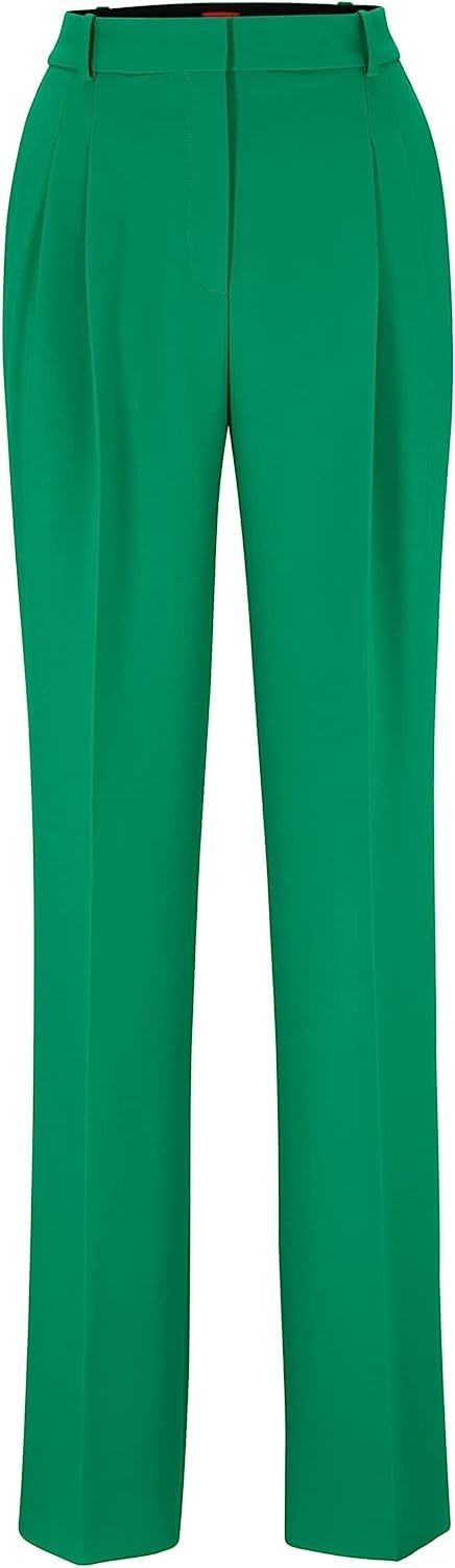 HUGO Damen Havira Trousers 46 Medium Green311, 46 Medium Green311