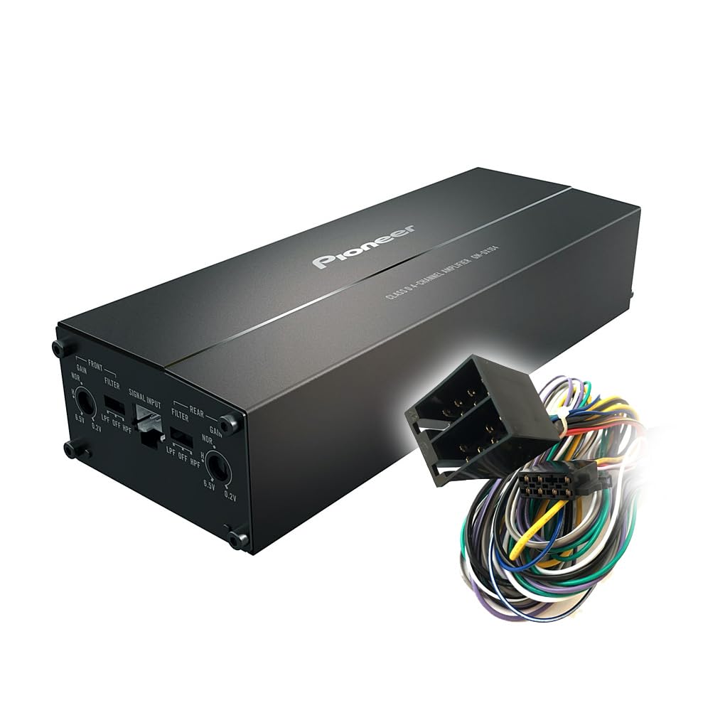 PIONEER GM-D1004 Auto/KFZ Kompakt Plug & Play Upgrade Verstärker/Endstufe kompatibel mit PORSCHE - M