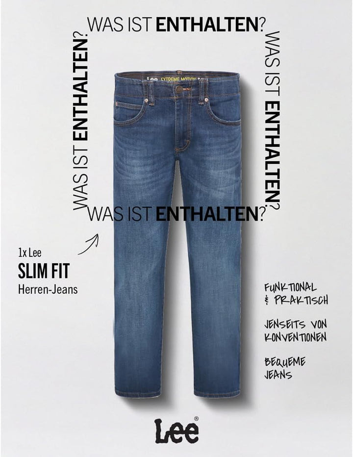 Lee Herren Jeans Modern Series Slim Fit Jeans mit Konischem Bein 28W / 32L Aristocrat, 28W / 32L Ari