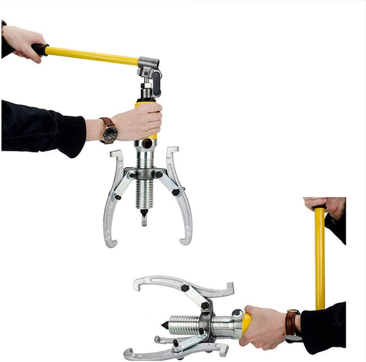 WINZING 20T Hydraulik Abzieher, Hydraulisch Radnabenabzieher 3 Backen Hydraulik mit Pumpenkopf Polra