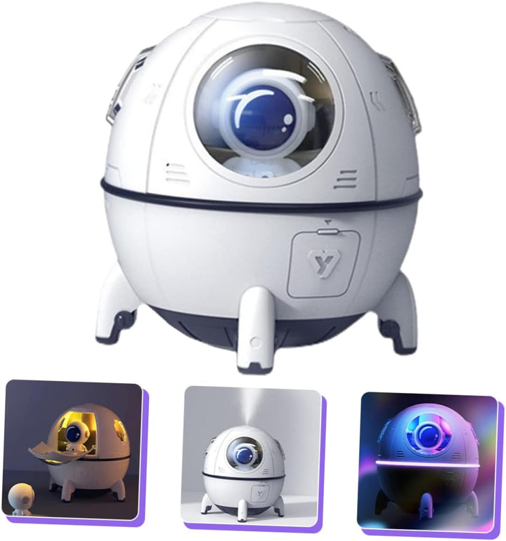 MAGICLULU Luftbefeuchter Mit Farbwechsel Led Licht Und Aromatherapie Diffusor Tragbarer Kleiner Luft