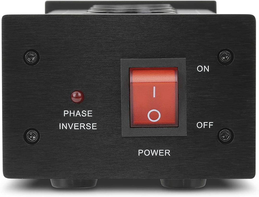 Dynavox HiFi-Netzfilter X1000B, Mehrfach-Steckdosenleiste mit 4 gefilterten Steckplätzen, LED-Kontro