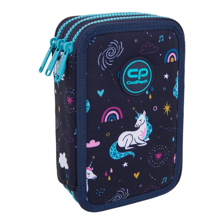 CoolPack XXL Federtasche Federmappe 3-Fach Schulstiftetui, dreifaches Federmäppchen, Federmäppchen f