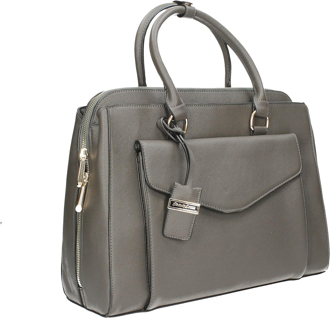 SwankySwans Sara Envelope Work Schultertaschen Grau, Grau