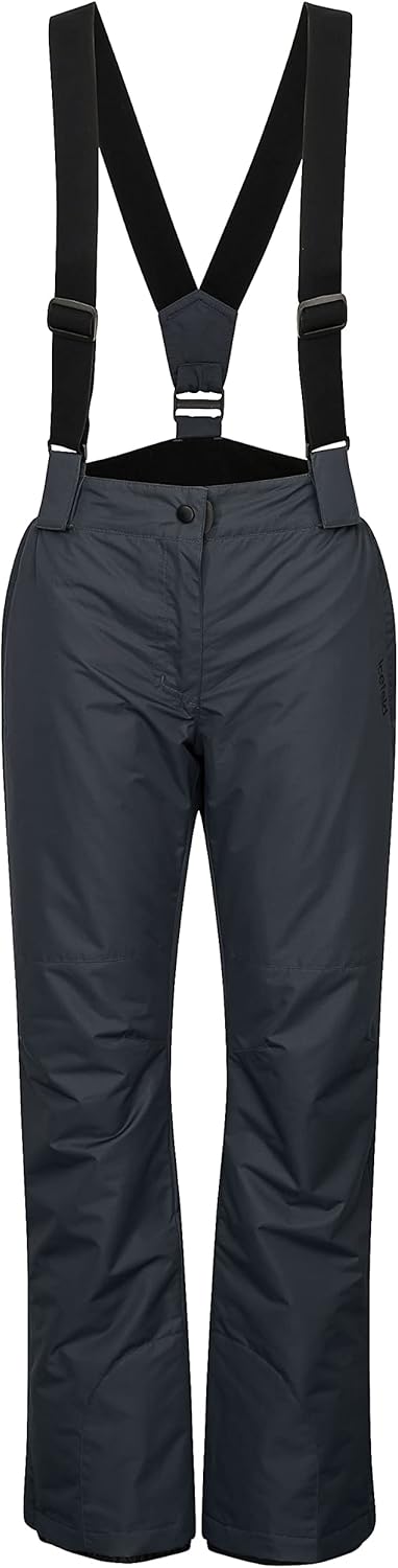 icefeld Damen Winterhose/Thermohose/Schneehose PFC frei XL Skihose Schwarz (Black), XL Skihose Schwa