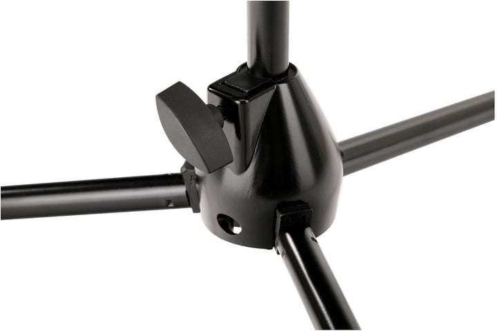 Pronomic MS-15 Pro Mikrofonstativ mit Galgen SET (stabiler Dreibein, Gummifüsse, höhenverstellbar, a