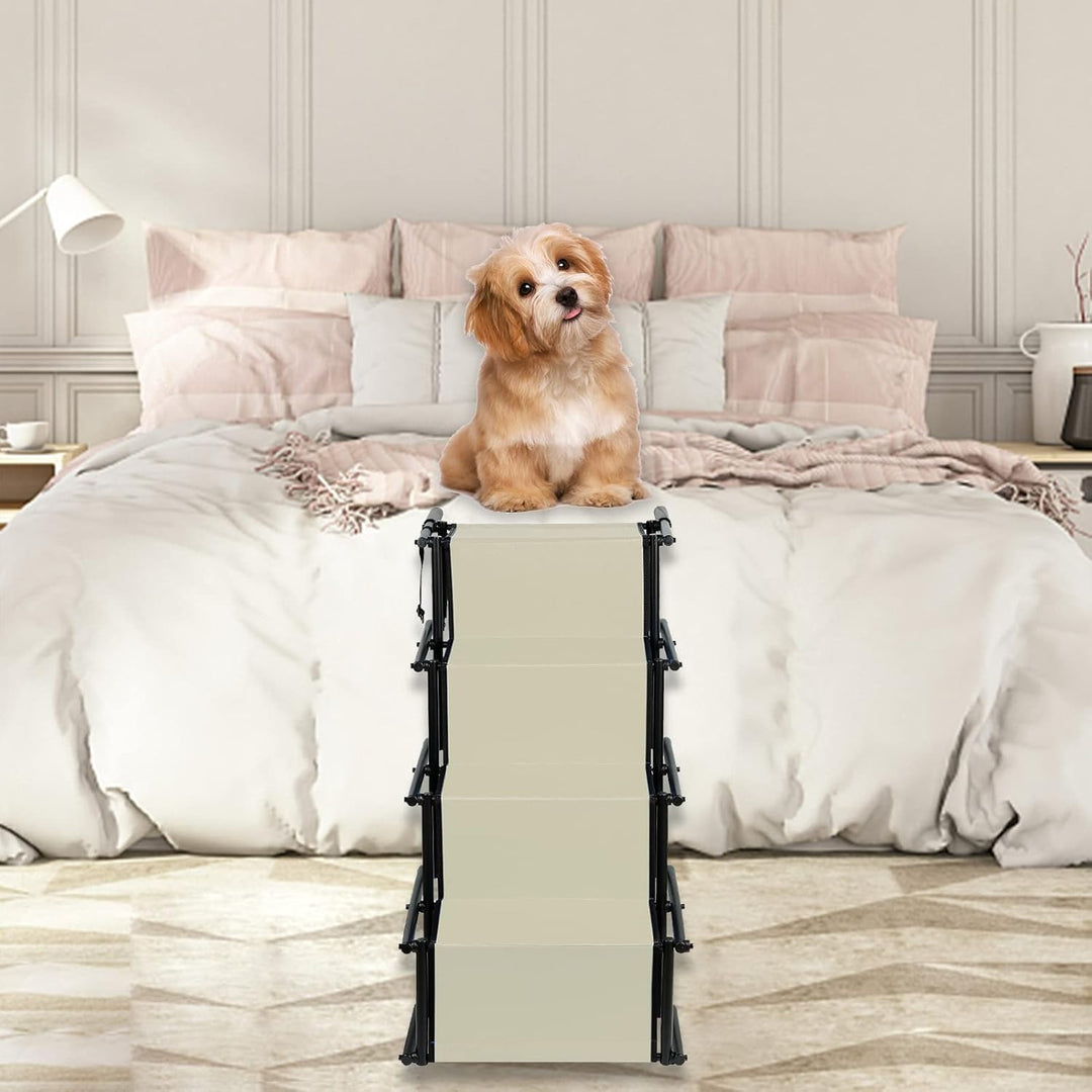 Hunderampe,Haustiertreppe,Hundetreppe Auto Klappbar,Hundetreppe für kleine und Grosse Hunde,Gelenksc