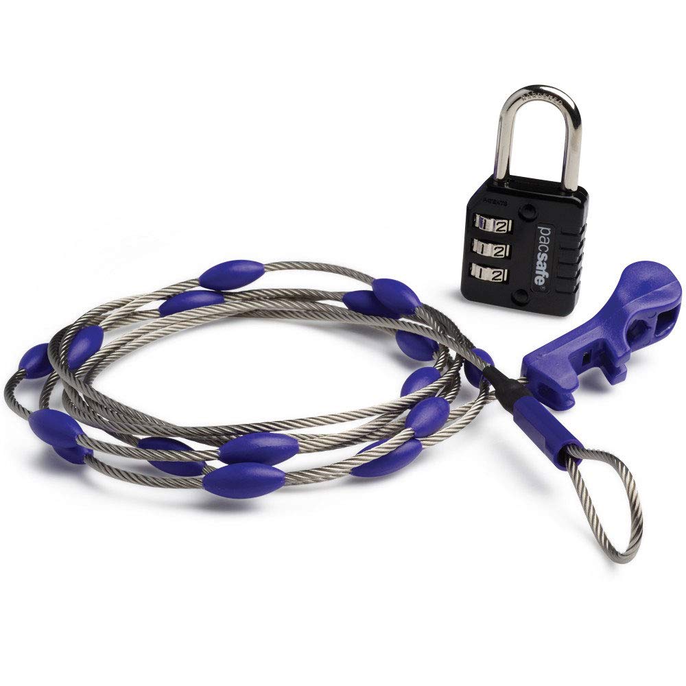 Pacsafe Wrapsafe Gepäckschloss, 170 cm, Silver, 10520999, einheitsgrösse Silver Einheitsgrösse, Silv