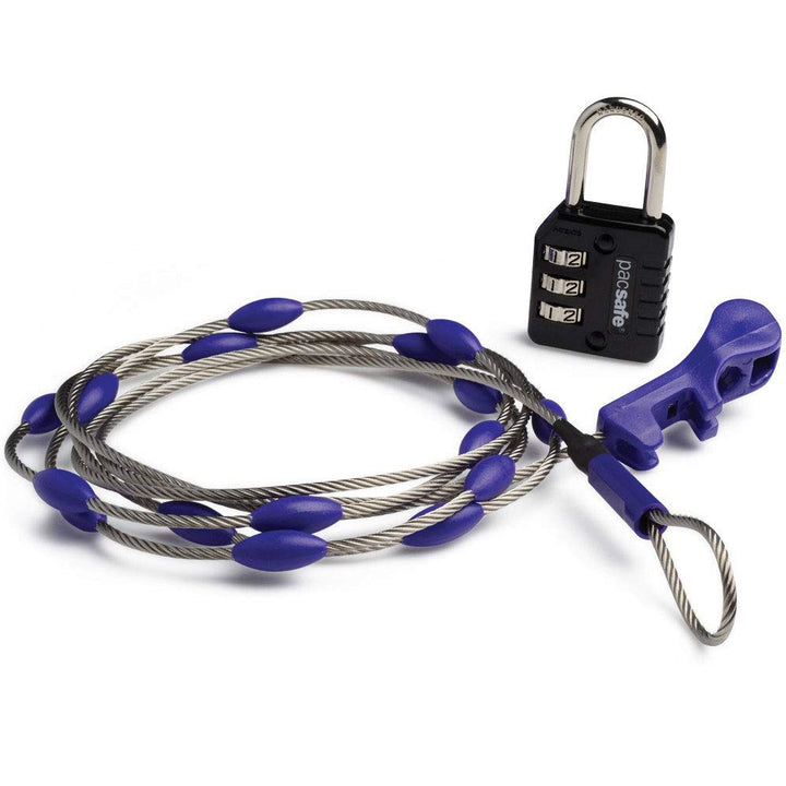 Pacsafe Wrapsafe Gepäckschloss, 170 cm, Silver, 10520999, einheitsgrösse Silver Einheitsgrösse, Silv