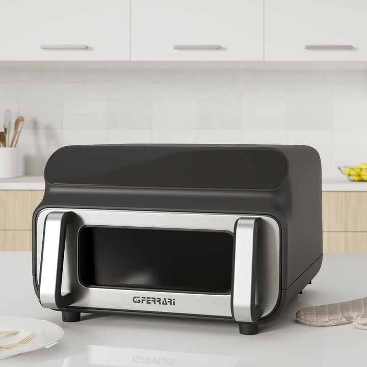 G3 Ferrari G10181 Heissluftfritteuse &amp; BBQ-Grill “Friggisano BBQ”, 2000 W, 10 L XXL, 8 Programme, Mu