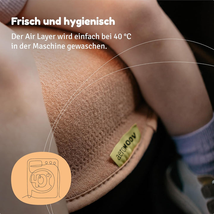 Aeromoov - Baby Sitzauflage Air Layer - Einlage Für Autositz oder Kinderwagen - Gruppe 2/3 - Antisch