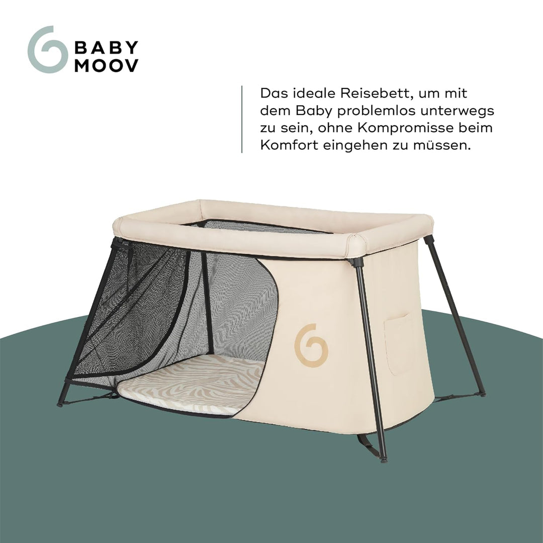 Babymoov Reisebett Moov & Sleep, Ultrakompakt und leicht (