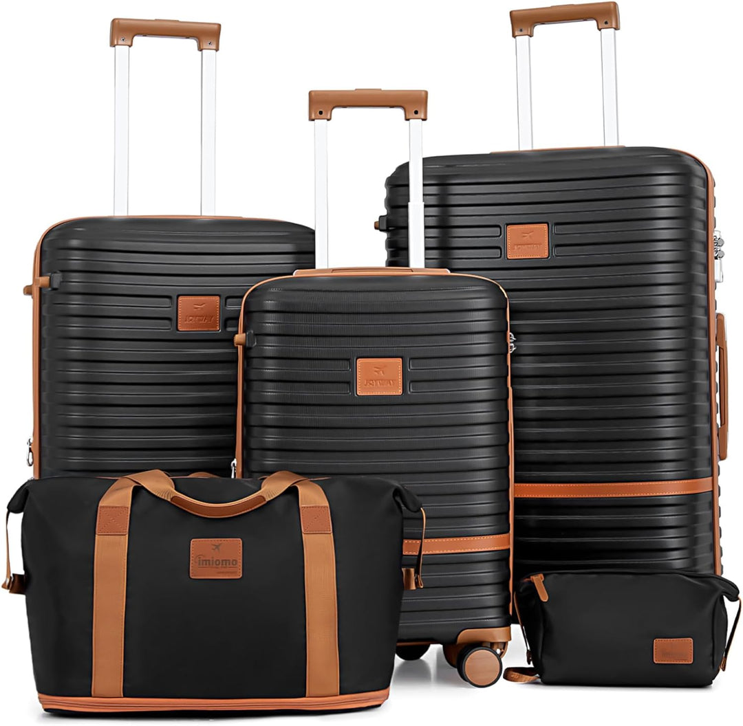 Joyway Koffer Reisekoffer von ABS Hartschalen Erweiterbar Trolley Kofferset mit TSA Schloss und 4 Ro