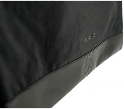 HAPOG Messenger Schwarze Tasche Mit Schulterriemen Im Portap