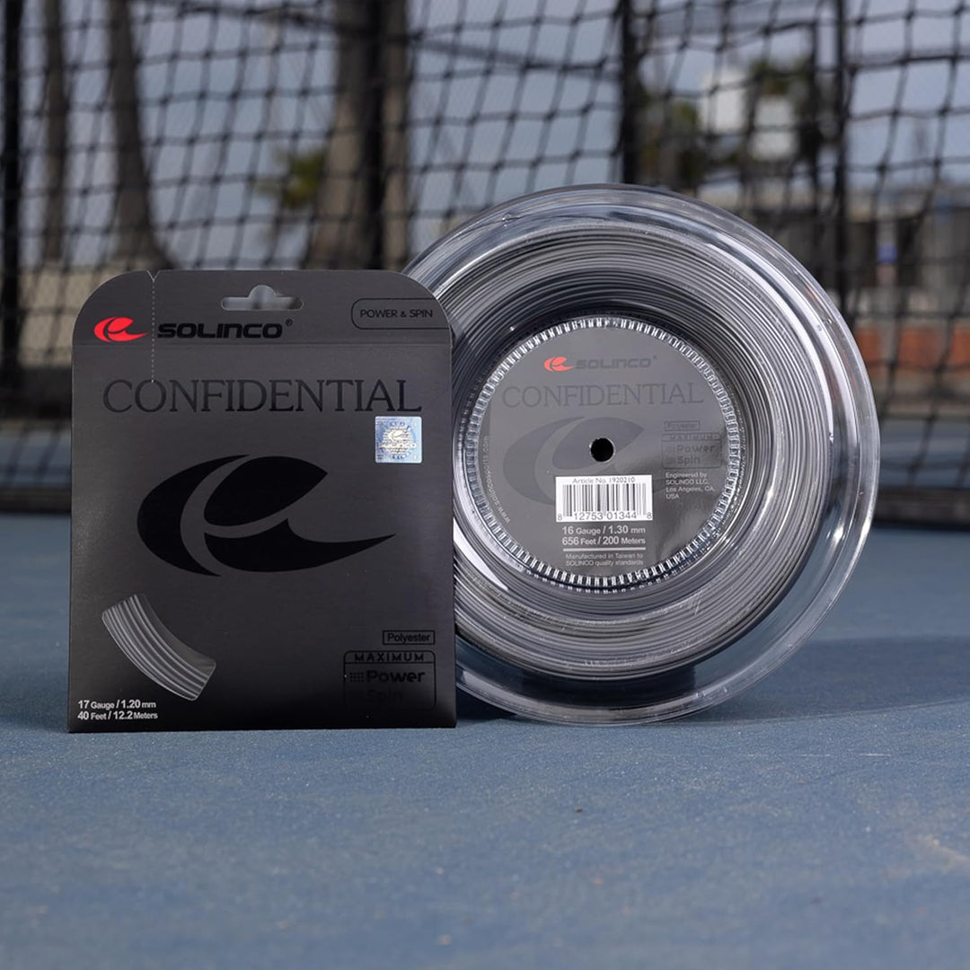 Solinco Vertrauliche Tennissaitenrolle 18 gauge/1.15mm, 18 gauge/1.15mm
