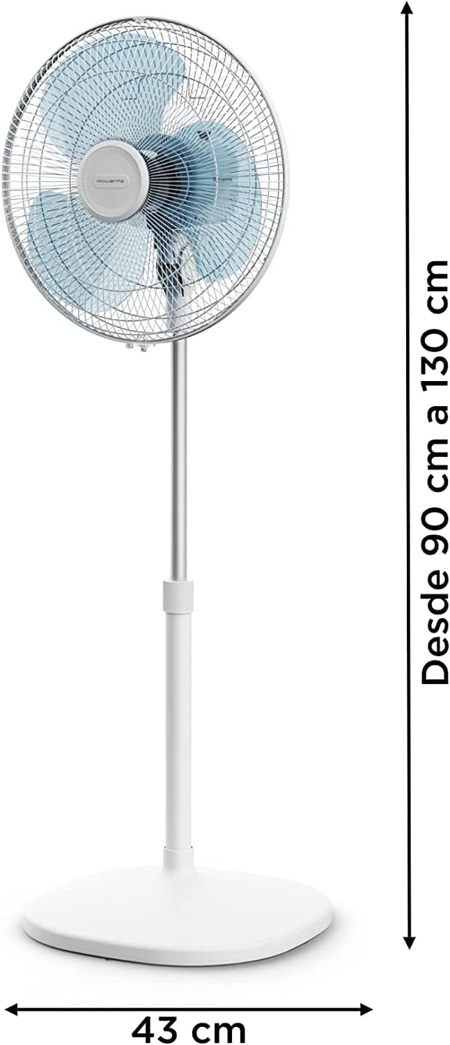 Rowenta VU4410 Essential+ Standventilator | 3 Geschwindigkeitsstufen | verstellbarer Neigungswinkel