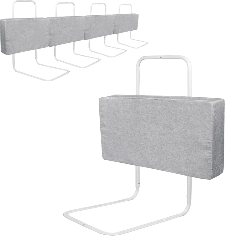 SUBTLETY 60cm Baby Bettgitter mit Leinen Softpack 5-Loch Höhenverstellbar Rausfallschutz Kinderbettg