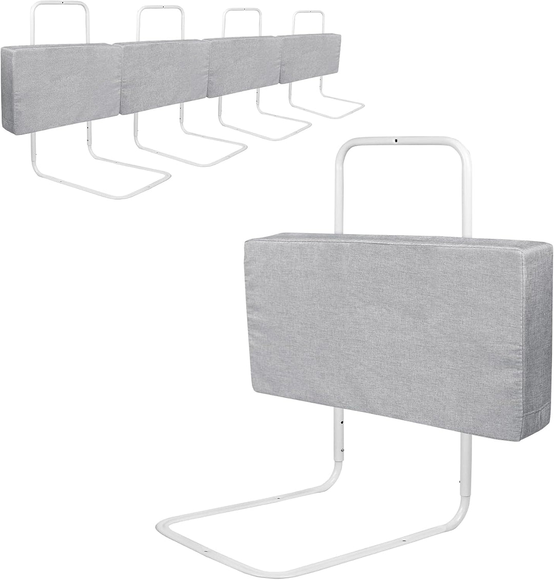 SUBTLETY 50cm Baby Bettgitter mit Leinen Softpack 5-Loch Höhenverstellbar Rausfallschutz Kinderbettg