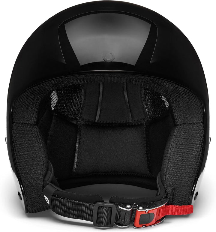 Briko Unisex-Erwachsene Vulcano FIS 6.8 EPP Helm, Shiny Matt Black, 54