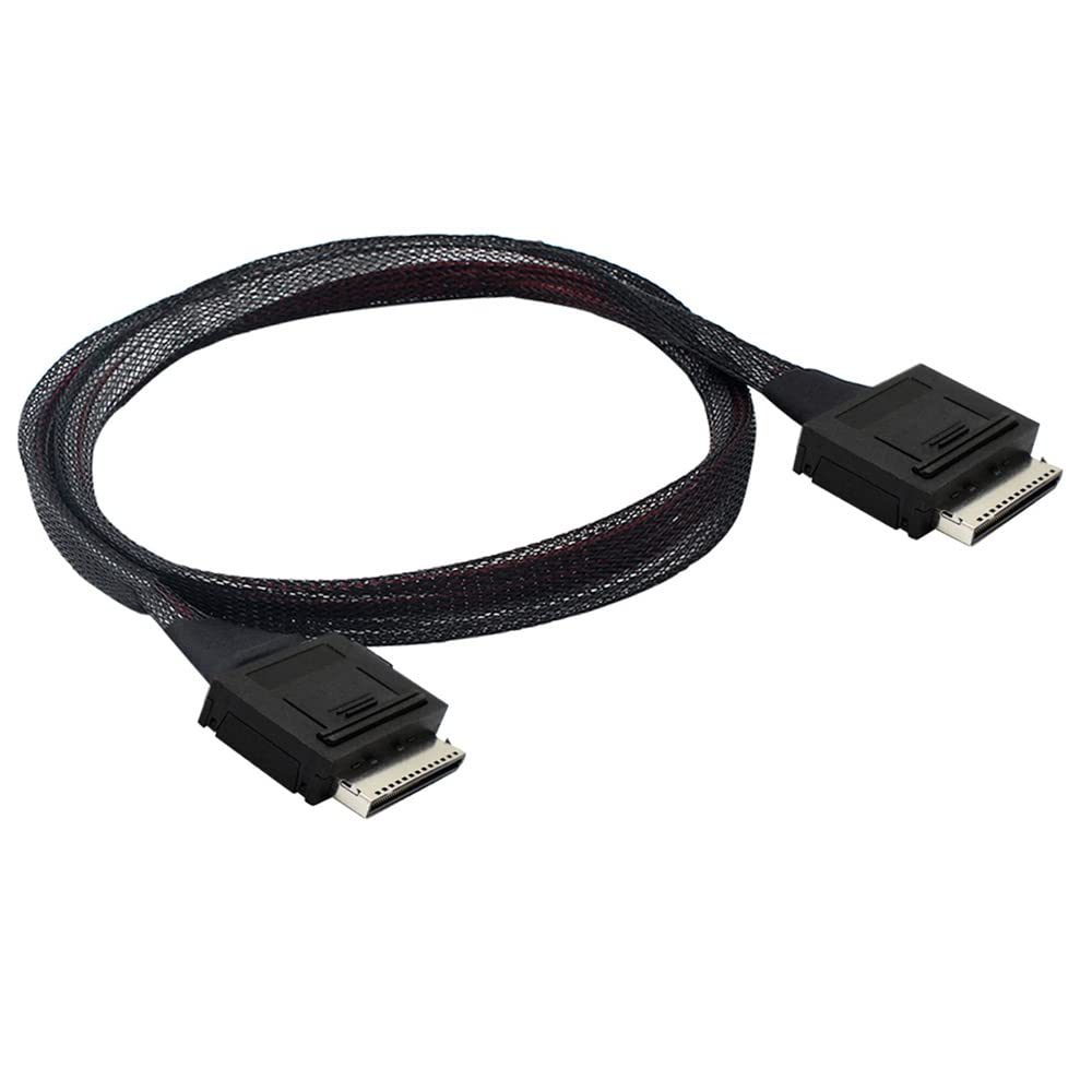 xiwai OCuLink PCIe PCI-Express SFF-8611 8X 8-Lane zu OCuLink SFF-8611 8X SSD Daten Aktiv Kabel 50cm