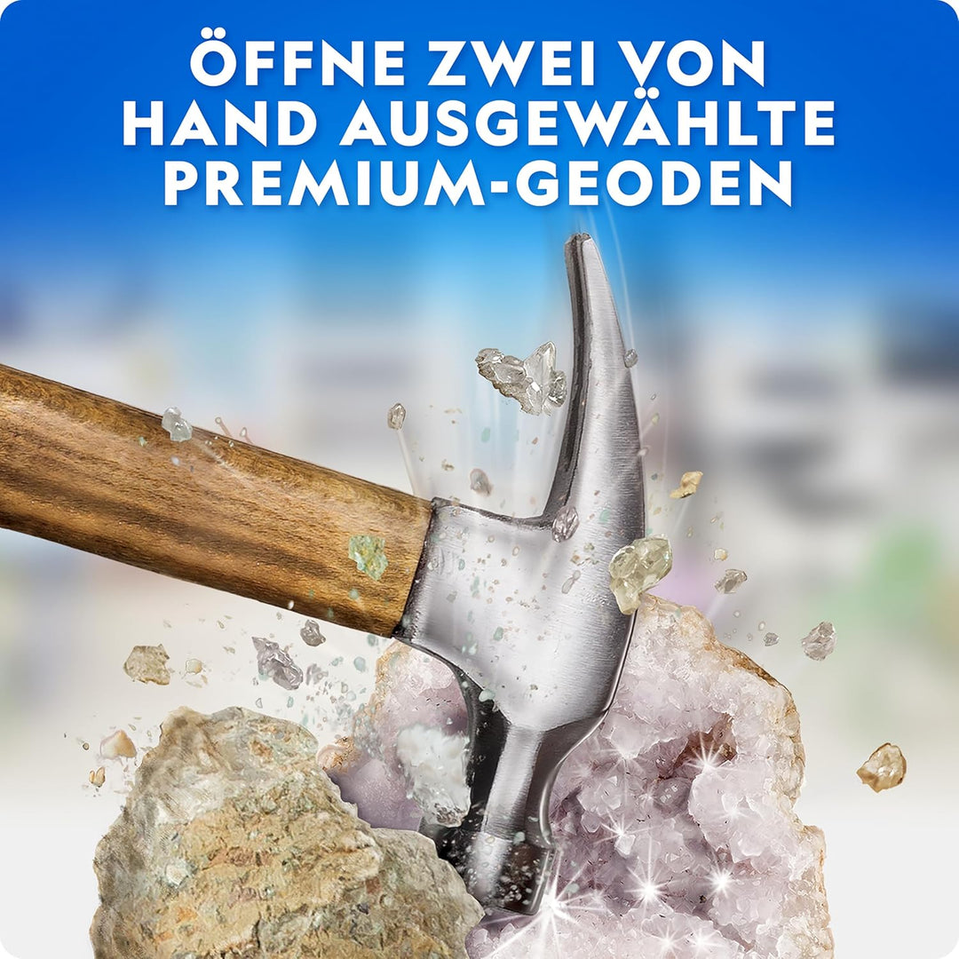 NATIONAL Geographic Steinesammlung für Kinder – 300 Edelsteine, Mineralien & Kristalle, Geologie-Set