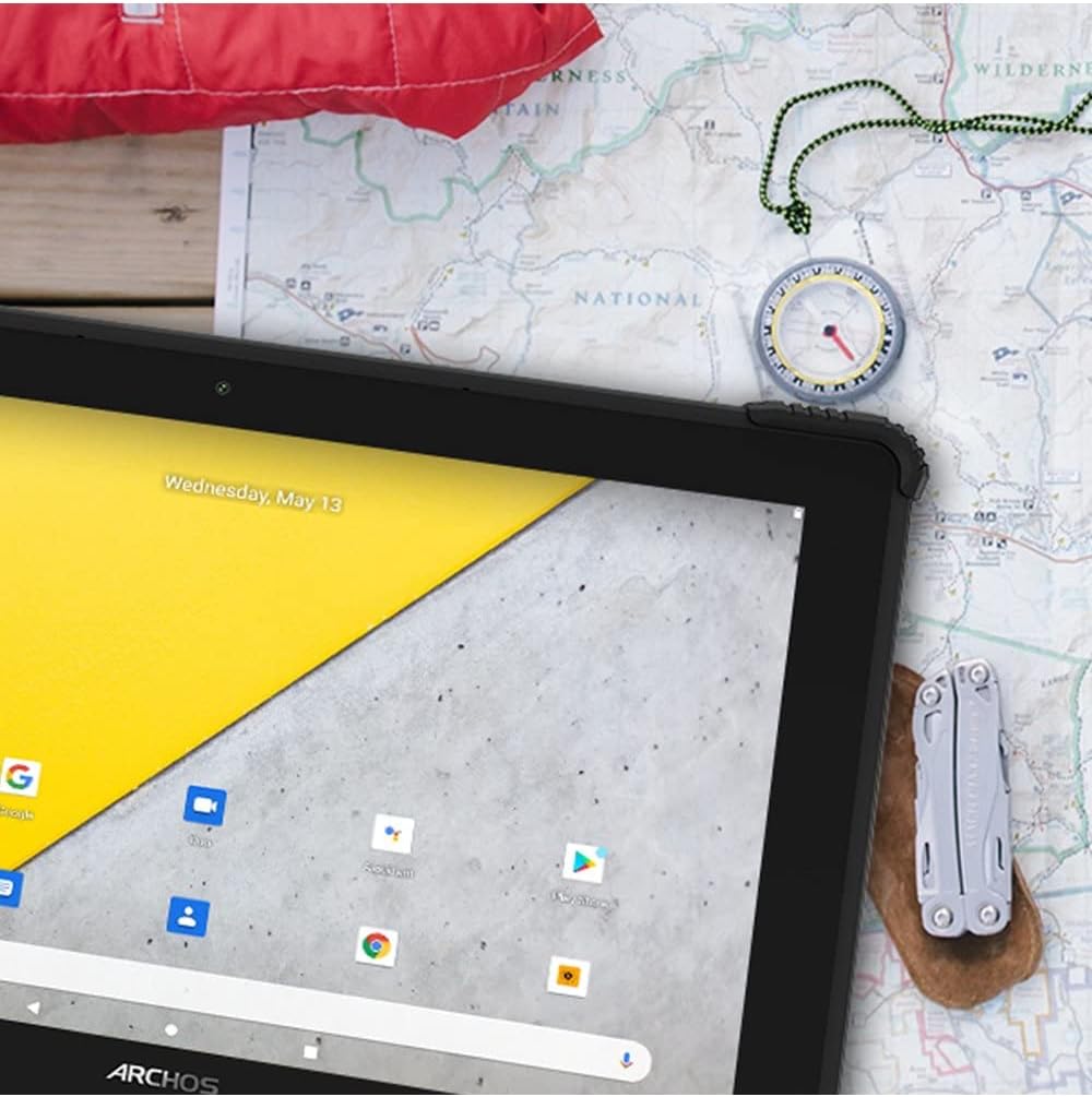 Archos T101X 4G Tablet, gehärtet, WLAN und 4G, stossfest, IP 54 (Display 10,1 Zoll / 25,6 cm), IPS H