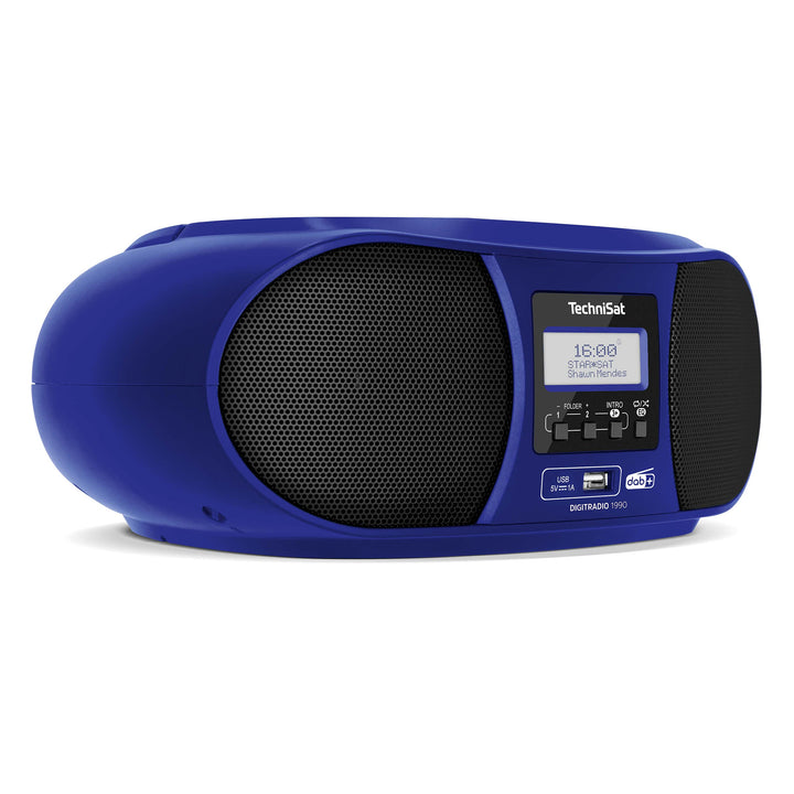 TechniSat DIGITRADIO 1990 - Stereo-Boombox mit DAB+/UKW-Radio und CD-Player (Bluetooth-Audiostreamin