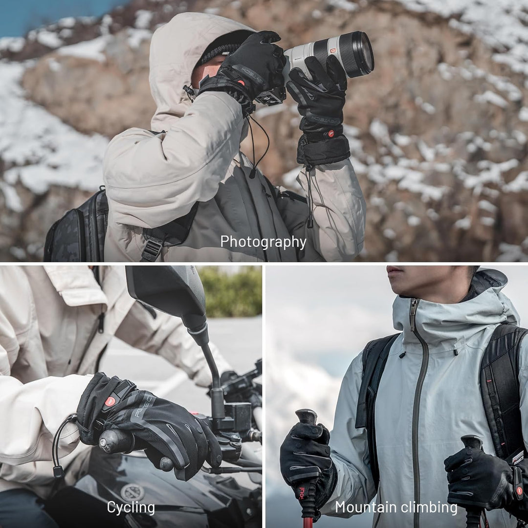 PGYTECH Fotografie-Handschuhe für professionelle Fotografen im Freien im Winter, beheizt und unbehei