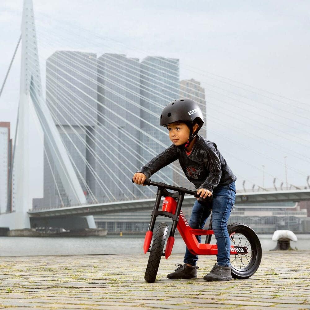 BERG Biky City Laufrad, 12'' Kinderfahrrad, 2-5 Jahre Red, Red