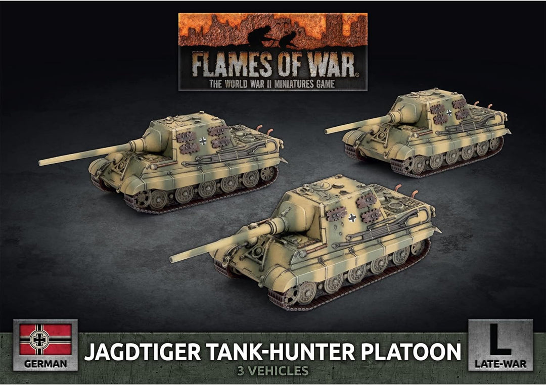 Flames of War GBX179 Jagdtiger Tank-Hunter Platoon