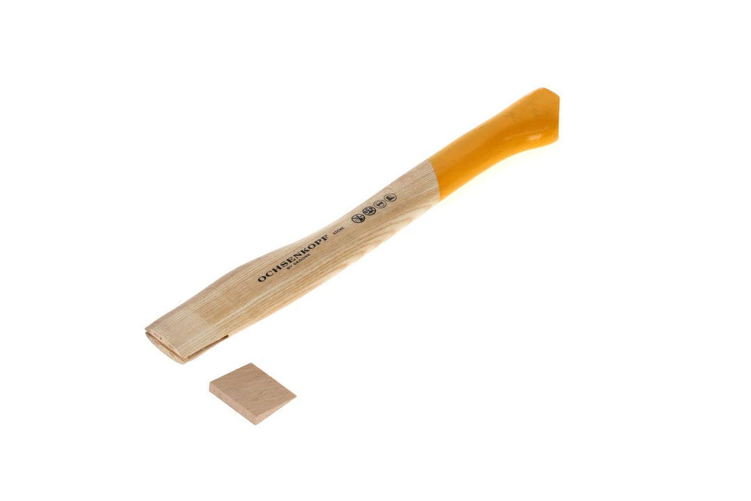 OCHSENKOPF Ersatzstiel für Forstbeil, Stiel aus Eschenholz, 410 mm, 240 g, Kuhfuss, Forstwerkzeug, O