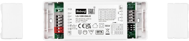illuburg LED Trafo Dimmbar Dali Push 100mA - 440mA Konstantstrom 10W Flickerfree LED Netzteil Treibe