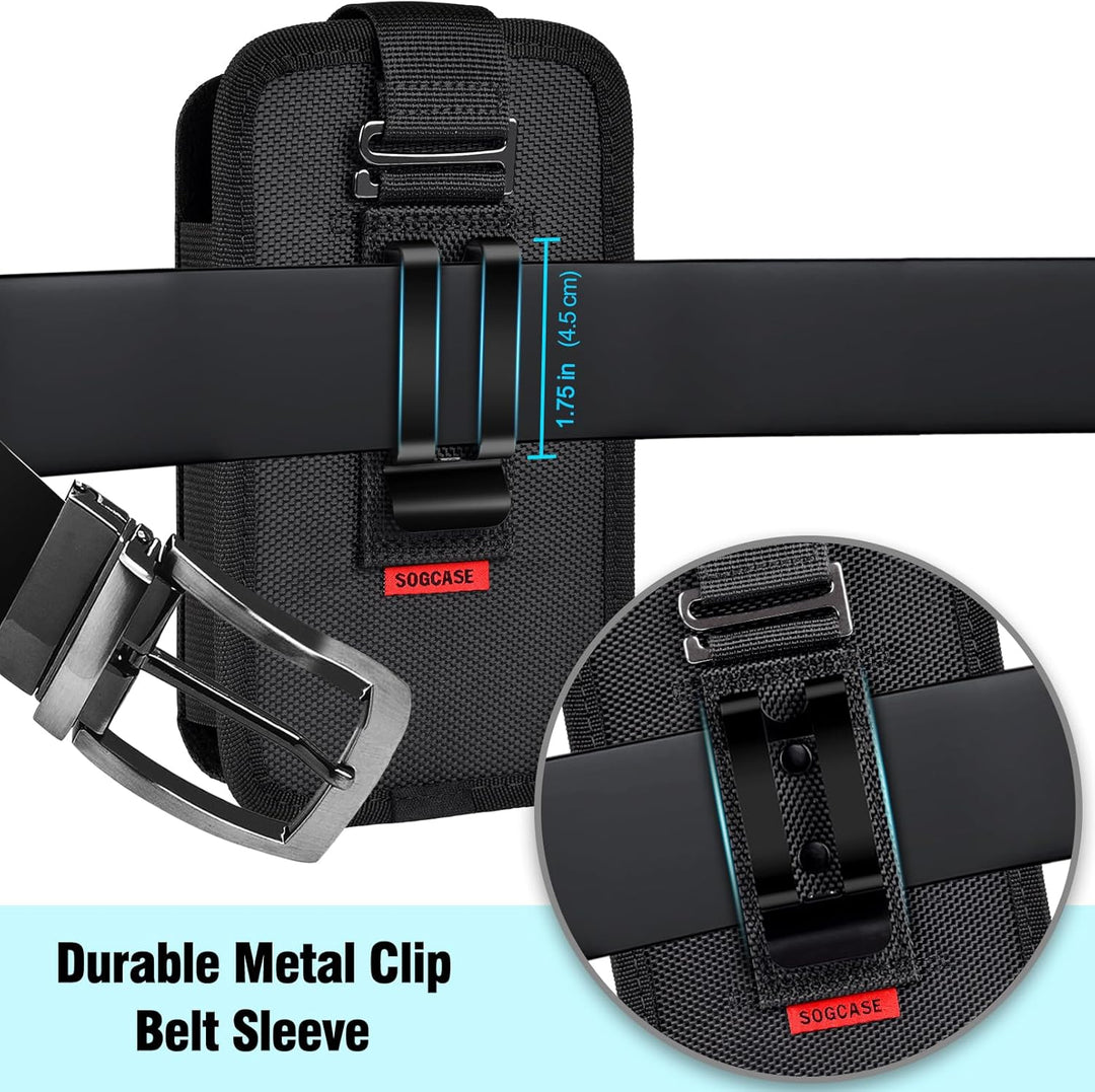 SOGCASE Barcode-Scanner-Holster für Zebra TC70x, TC70, TC72, TC75x, TC75, TC77, M60, MC67, Tragegürt